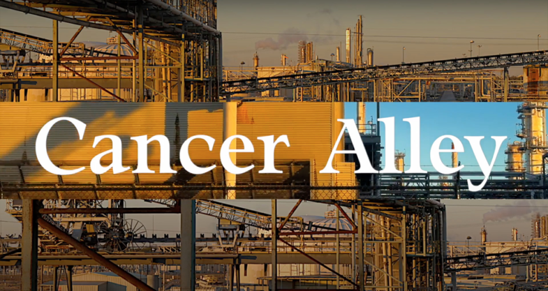 Title screen of Cancer Alley